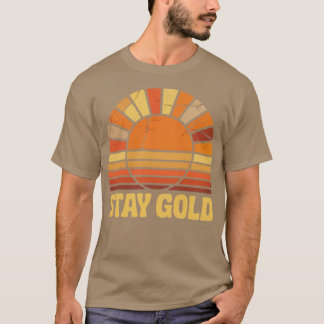 Stay Gold - Outsiders Classic 1980s Retro Tシャツ