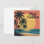 Stay Golden シーズンカード (正面/裏面)