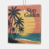 Stay Golden セラミックオーナメント (左)