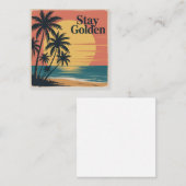 Stay Golden ノートカード (正面/裏面)