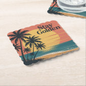 Stay Golden ペーパーコースター (アングル)