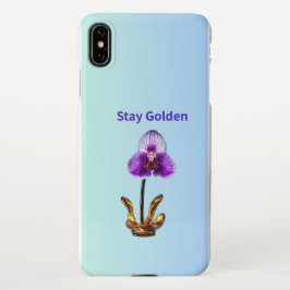 Stay Golden Orchid iPhone XS Maxケース