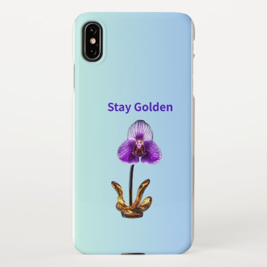 Stay Golden Orchid iPhoneケース (裏面)
