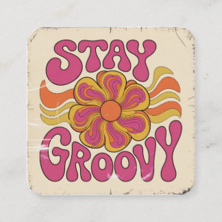 Stay Groovy エンクロージャーカード