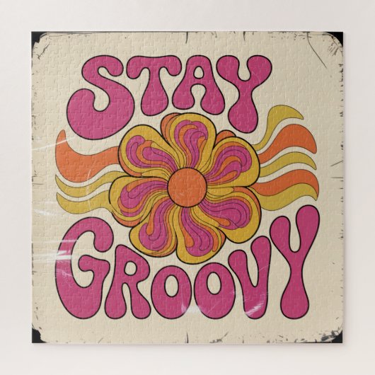 Stay Groovy ジグソーパズル (縦)