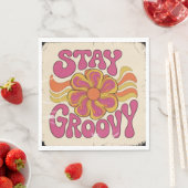 Stay Groovy スタンダードランチョンナプキン (インサイチュ)