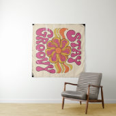 Stay Groovy タペストリー (インサイチュ(横))