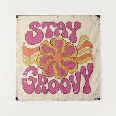 Stay Groovy タペストリー (正面)