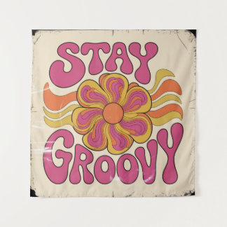 Stay Groovy タペストリー