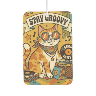 STAY GROOVY | 動物好き | ボヘミア カーエアーフレッシュナー