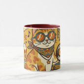STAY GROOVY | 動物好き | ボヘミア マグカップ (中央)