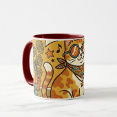STAY GROOVY | 動物好き | ボヘミア マグカップ (正面左)