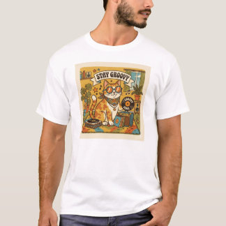 STAY GROOVY | 動物好き | ボヘミア Tシャツ