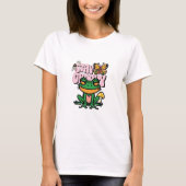 Stay Groovy Frog Tシャツ (正面)