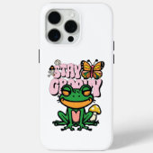 Stay Groovy Frog Vibes Case-Mate iPhoneケース (裏面)