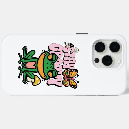 Stay Groovy Frog Vibes Case-Mate iPhoneケース (裏面 (横))