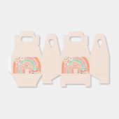 Stay Groovy Rainbow Hippie 70の誕生日 フェイバーボックス (折り畳みなし)