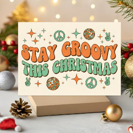 Stay Groovy This Christmas シーズンカード