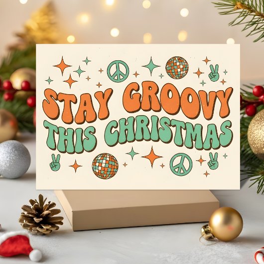 Stay Groovy This Christmas シーズンカード