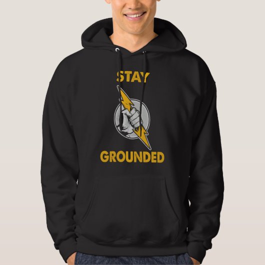 Stay Grounded Electrician パーカ (正面)