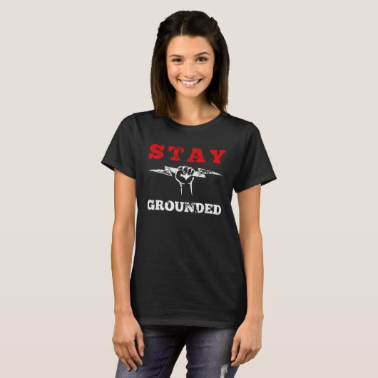 Stay Grounded Electrician Electrical Engineer Engi Tシャツ (正面フル)