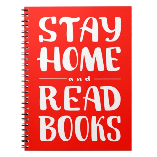 Stay Home and 読 Books ノートブック (正面)