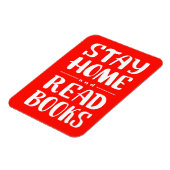 Stay Home and 読 Books マグネット (左側)