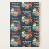 Stay Home and Order Pupcorn Cartoon dogs プランナー手帳 (裏面)