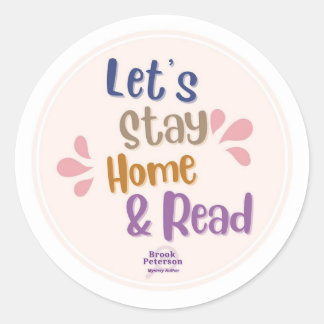 Stay Home and Sticker読 ラウンドシール