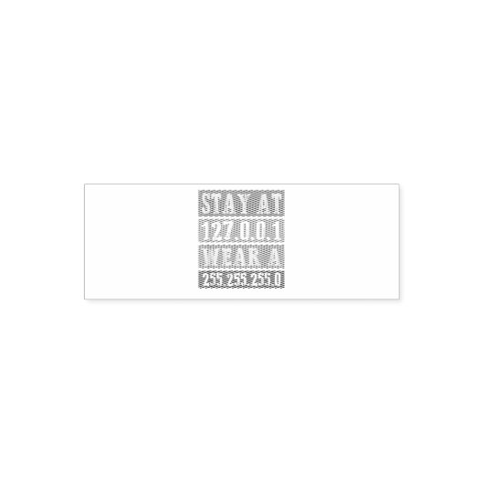 Stay Home Engineersおよびコーディング衣服用ギークマスク セルフインキングスタンプ (デザイン)
