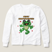 Stay Hoptimistic Cute Frog Pun Funny Frog Lover Gi (デザイン正面)