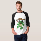 Stay Hoptimistic Cute Frog Pun Funny Frog Lover Gi Tシャツ (正面フル)