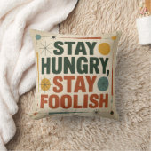 Stay Hungry, Stay Foolish クッション (ブランケット)