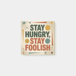 Stay Hungry, Stay Foolish ポストイット