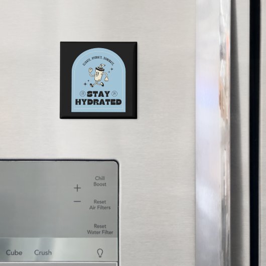Stay Hydrated Retro Kitchen Magnet マグネット (インサイチュ (冷蔵庫))