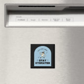 Stay Hydrated Retro Kitchen Magnet マグネット (インサイチュ (食洗機))