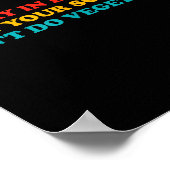 Stay In Drugs Eat Your School Don't Do Vegetable A ポスター (角)