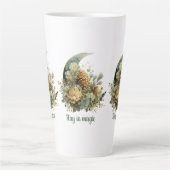 Stay in Magic Winter Moon Design カフェラテマグ (正面)