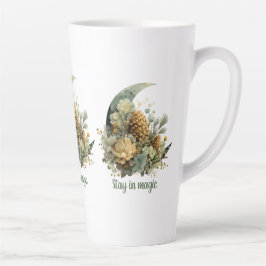 Stay in Magic Winter Moon Design カフェラテマグ
