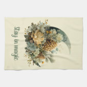 Stay in Magic Winter Moon Design キッチンタオル (横)