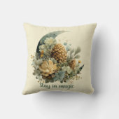 Stay in Magic Winter Moon Design クッション (裏面)