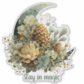 Stay in Magic Winter Moon Design シール (正面)