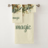 Stay in Magic Winter Moon Design バスタオルセット (インサイチュ)