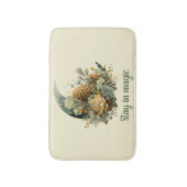 Stay in Magic Winter Moon Design バスマット (正面縦)