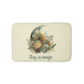 Stay in Magic Winter Moon Design バスマット (正面)