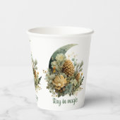 Stay in Magic Winter Moon Design 紙コップ (裏面)