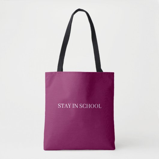 Stay in School Book Tote Bag トートバッグ (正面)