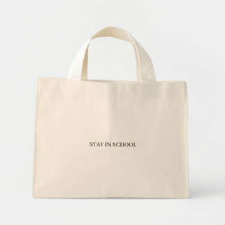 "Stay in School" Tote Bag ミニトートバッグ