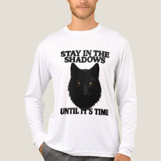 Stay In The Shadows Wolf Nature Design Men's T-Shi トライブレンドＴシャツ