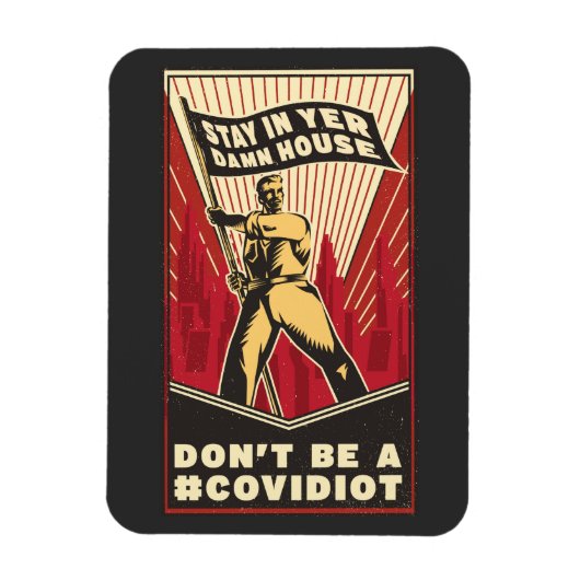 STAY IN YER HOUSEマグネット マグネット (縦)